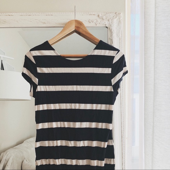 Billabong Striped T-Shirt Dress - Picture 1 of 7